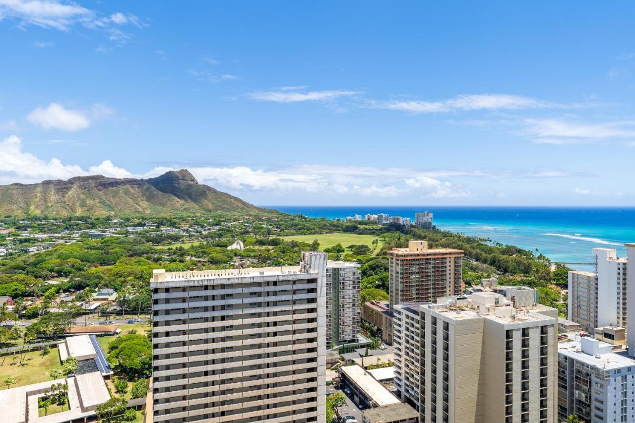 ホノルルWaikiki Banyan W-Ocean Views With Free Parking!アパートメント エクステリア 写真