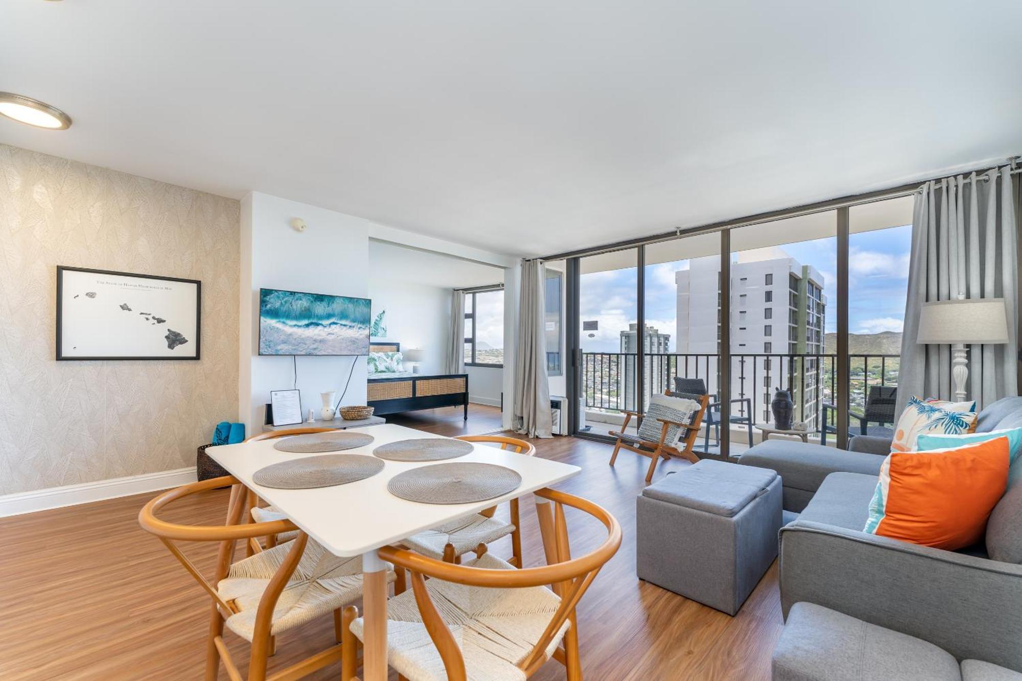 ホノルルWaikiki Banyan W-Ocean Views With Free Parking!アパートメント エクステリア 写真